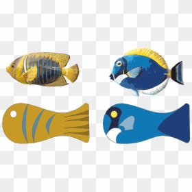 Drawing Of Fish With Colour, HD Png Download - torch transparent png