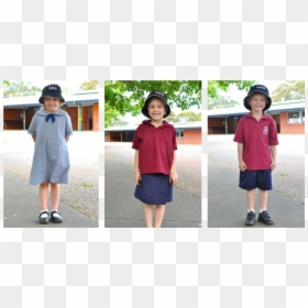 Navy And Maroon School Uniform, HD Png Download - school dress png