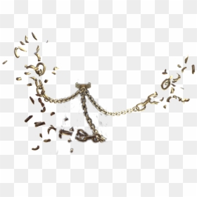 Broken Chains With Transparent Background, HD Png Download - iron chain png