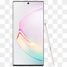 Note 10 Plus Aura White, HD Png Download - samsung phones png