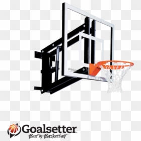 Adjustable Basketball Hoop Wall Mounted, HD Png Download - basketball basket png
