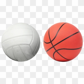 Basketball And Volleyball Balls, HD Png Download - basketball basket png