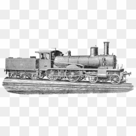 Vintage Train Png, Transparent Png - train png image