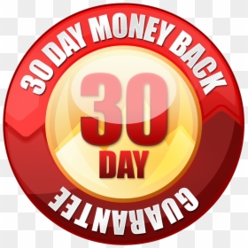 30 Day Money Back Guarantee Seal, HD Png Download - 100 guarantee logo png