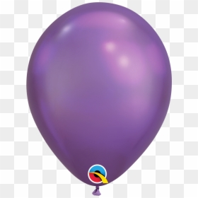 Qualatex Purple Chrome, HD Png Download - single balloon png
