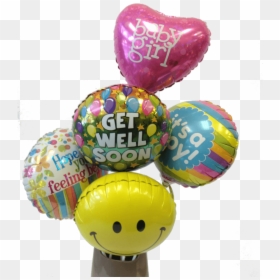 Smiley, HD Png Download - single balloon png