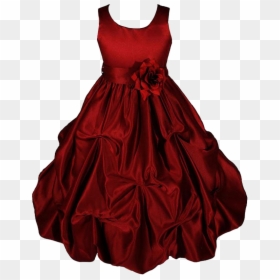Maroon Dress For Girls, HD Png Download - ladies garments png