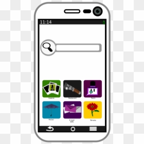 Mobile Phone, HD Png Download - mobile clipart png images