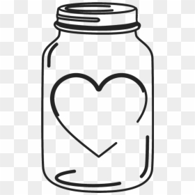 Mason Jar Clipart Transparent, HD Png Download - wedding clip art png