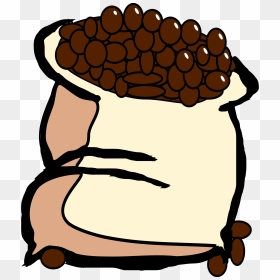 Bag Of Beans Clipart, HD Png Download - coffee powder png