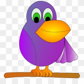 Purple Parrot Clipart, HD Png Download - parrot clipart png
