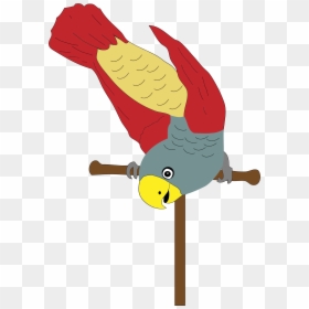 Bird Perch Clip Art, HD Png Download - parrot clipart png