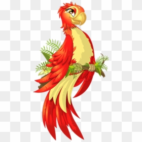 Kreslený Vtáčik, HD Png Download - parrot clipart png