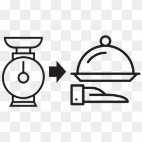 Food Line Icon Png, Transparent Png - calculator clipart png