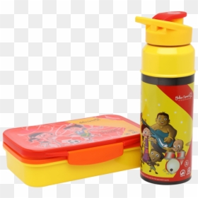 Water Bottle With Tiffin, HD Png Download - chota bheem character png