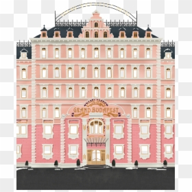 Wes Anderson The Grand Budapest Hotel Cover, HD Png Download - hotel png images