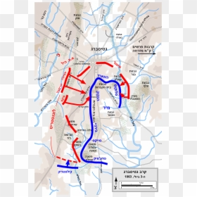 Battle Of Gettysburg Map Day 3, HD Png Download - battle png
