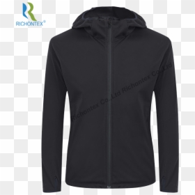 Black Jacket Hoodie, HD Png Download - bomber jacket template png