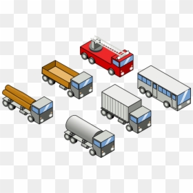 Vector Isometric Vehicles, HD Png Download - isometric grid png