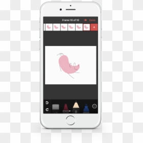 Iphone, HD Png Download - animated cloud png