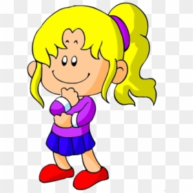 Girl Thinking Clipart Png, Transparent Png - thinking image png