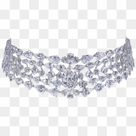 Diamond Necklace Choker Transparent, HD Png Download - fancy ornaments png
