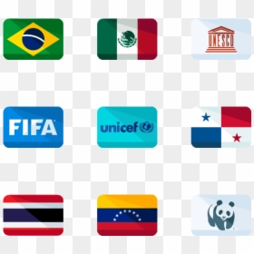 Flags Of The Seven Continents, HD Png Download - patriot png