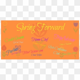 Spring Forward Png, Transparent Png - spring forward png