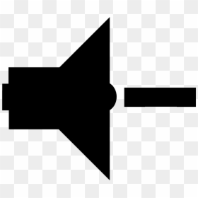 Volume Down Symbol, HD Png Download - quiet png