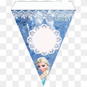 Printable Frozen Birthday Banner, HD Png Download - copos de nieve frozen png