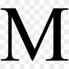 Clipart Letter M, HD Png Download - greek letters png