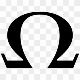 Ohm Symbol Electrical, HD Png Download - greek letters png