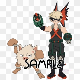 Primeape Katsuki Bakugou, HD Png Download - yuri katsuki png