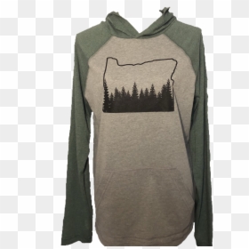 Sweater, HD Png Download - oregon outline png