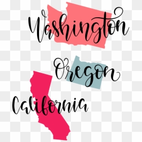 California To Oregon Clipart, HD Png Download - oregon outline png