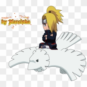 Deidara Chibi By Marcinha, HD Png Download - deidara png