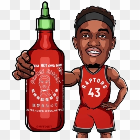 Raptors Spicy P Hot Sauce, HD Png Download - zach lavine png