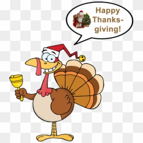 Christmas Turkey Cartoon Free, HD Png Download - happy thanksgiving turkey png