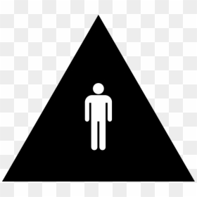 Danger White Png, Transparent Png - restroom sign png