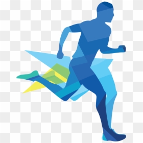 Legs Running Silhouette, HD Png Download - marathon png