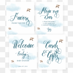 Calligraphy, HD Png Download - baby shower banner png