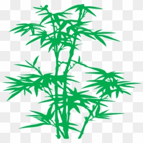 Black And White Bamboo Design, HD Png Download - planting png