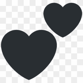 Black Heart Emoji Discord, HD Png Download - twitterpng