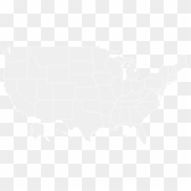 United States Map White Png, Transparent Png - united png