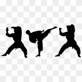 Karate Silhouette Png Hd Image - Transparent Karate Silhouette Png, Png Download - kick png
