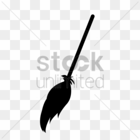 Broom Silhouette Png - Witches Broom Vector Png, Transparent Png - broomstick png