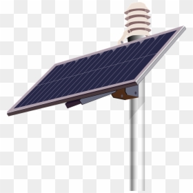 Solar Panel, Solar Energy, Solar, Renewable, Ecological - Solar Panel On Post, HD Png Download - panel png