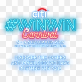 Winwin Carnival - Electric Blue, HD Png Download - citibank logo png