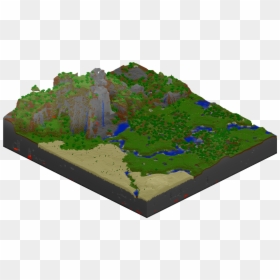 Finished Minecraft Map - Minecraft Map Transparent, HD Png Download - minecraft background png