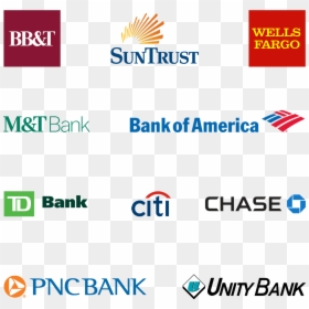 Banks Included In Report - Suntrust Wells Fargo Chase, HD Png Download - suntrust logo png